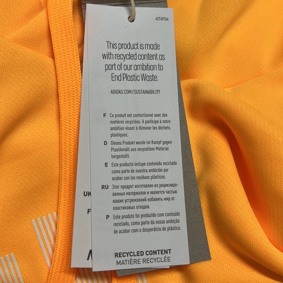 Adidas Game and Go Solar Gold Pullover Sweatshirt Hoodie Men's L Large - Picture 4 of 8